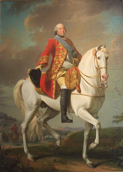 Alexandre Roslin Louis-Philippe, Duc D'Orleans, Saluting His Army on the Battlefield